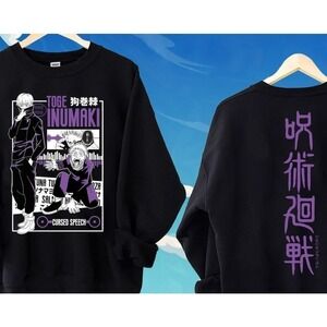 T0GE Anime Two Sided Streetwear Otaku Fan Gift Sweatshirt